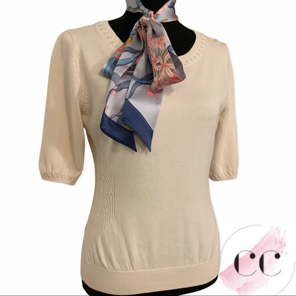 {2/$40} H&M Knit Three-Quarter Sleeve Top - Picture 3 of 11